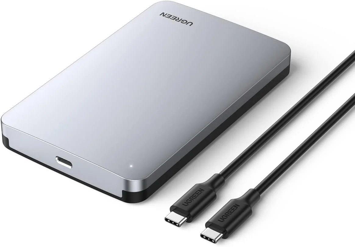 Boitier pouces disque dur externe SATA III II HDD SSD USBC Ugreen Organisation maison solutions rangement