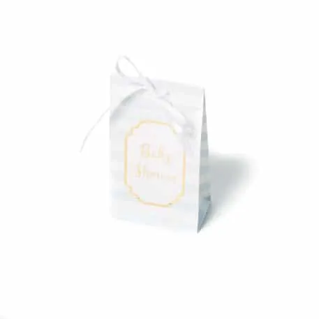 Pochette Baby Shower Bleu Lot ​Boulangerie Pâtisserie Pain Levain Viennoiseries
