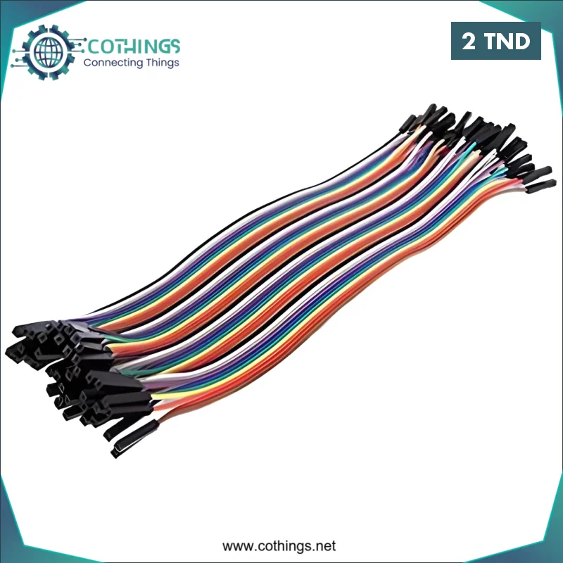 jeux de 10 fils de connexion femelle femelle 30cm pour arduino - ​Drones Professionnels & Grand Public | Boutique Française​ - connecteur arduino jeu fils connexion cm arduino ​drone amp boutique