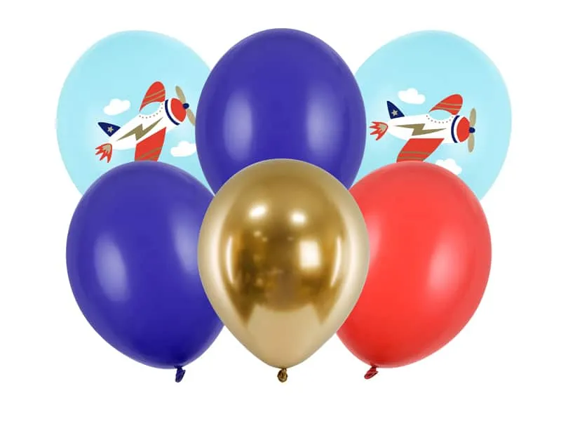 Kit Ballons Thème Avion ​Boulangerie Pâtisserie Pain Levain Viennoiseries