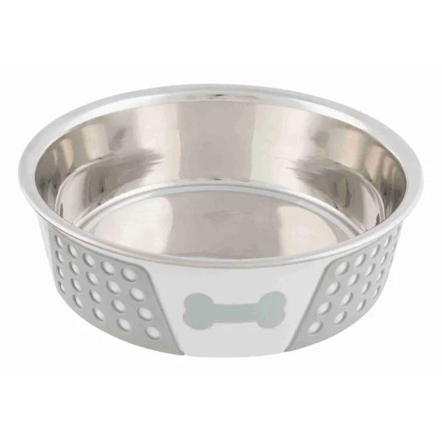 Gamelle INOX ET SILICONE "OS" - Saldi Straordinari – Offerte Speciali Disponibili Adesso Gamelle anti glouton chat silicone souple - Catedogshop