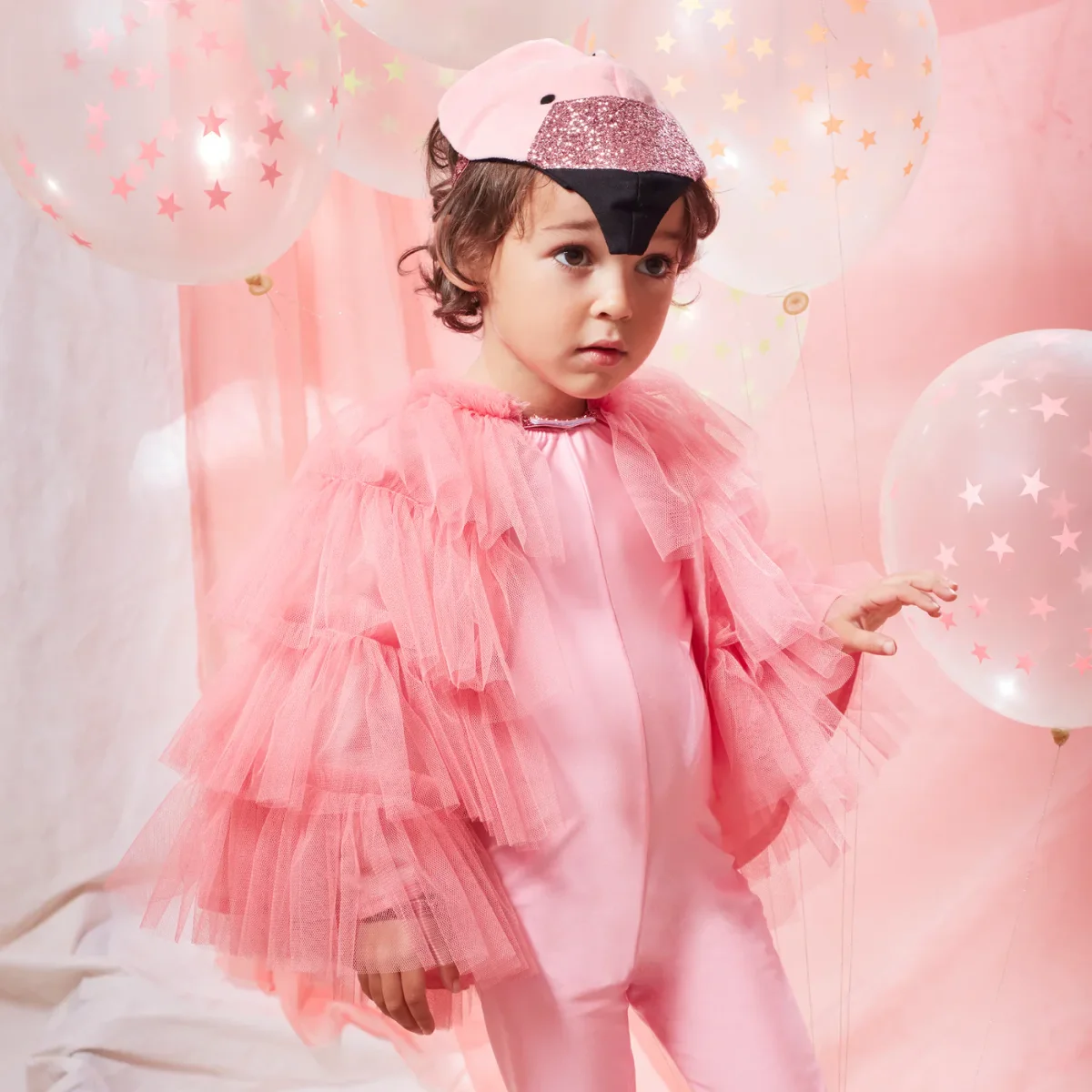 Meri Meri Merveilles - Cape Flamand Rose||Meri Meri - Flamingo Cape - Boutique Bébé en Ligne : Soins, Jouets et Articles Maison