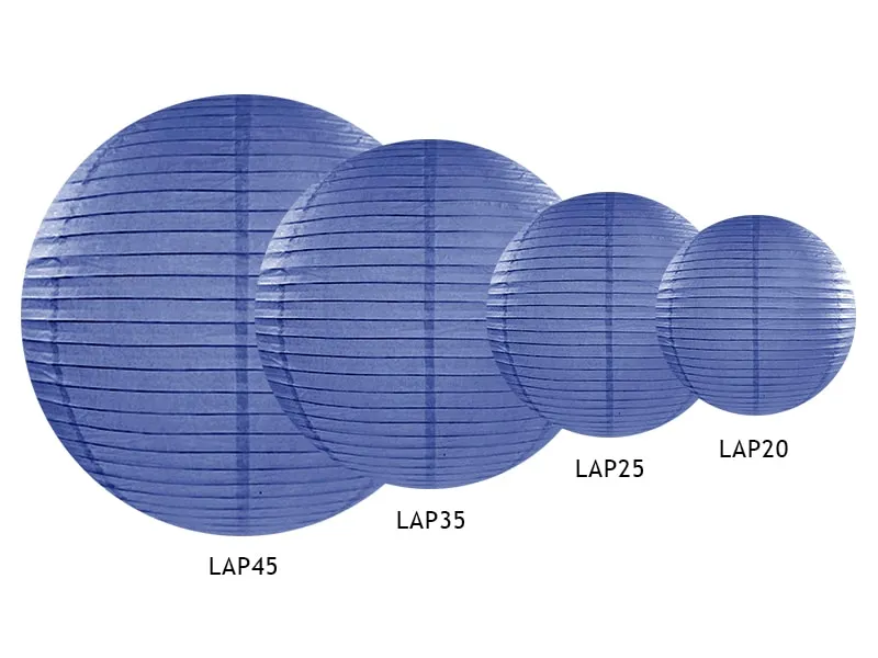 Lampions-Boules chinoises – Bleu Roi – 35 cm - Batignolles ​Boulangerie-Pâtisserie | Pain au Levain & Viennoiseries