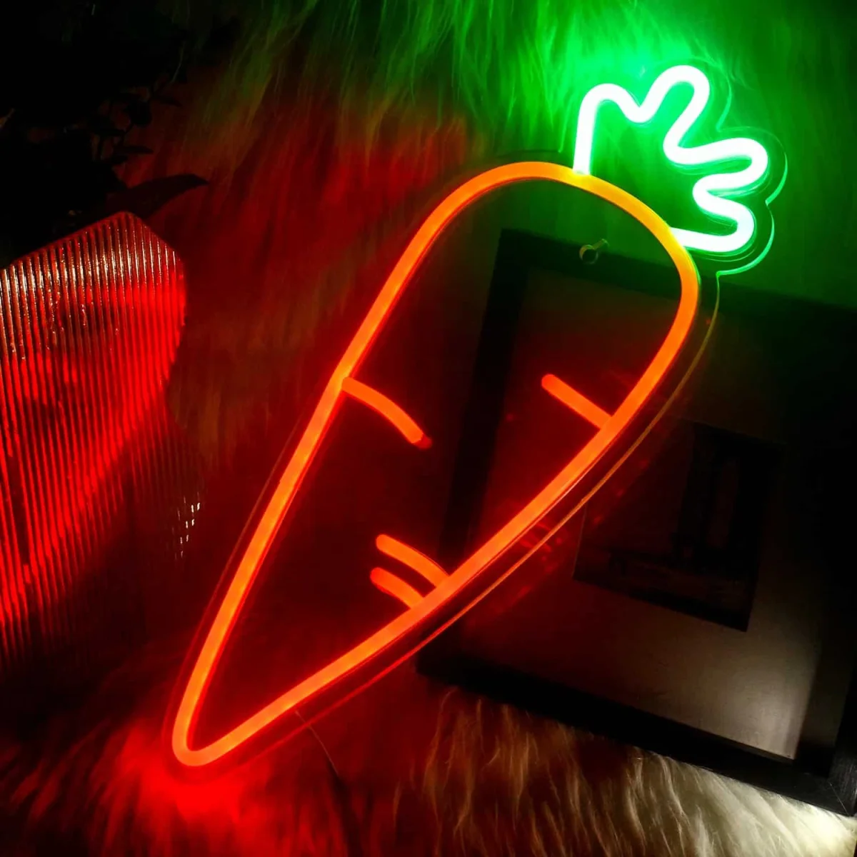 Neon Carotte - Éclairage de qualité avec frais de port offerts Ampoule LED avec timer intégré : l'éclairage intelligent, économique e