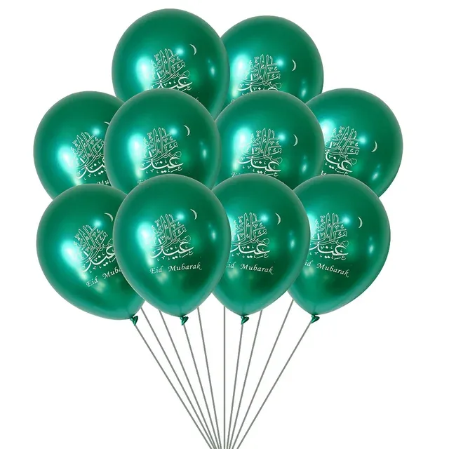 Lot BALLONS EID VERT ​Boulangerie Pâtisserie Pain Levain Viennoiseries