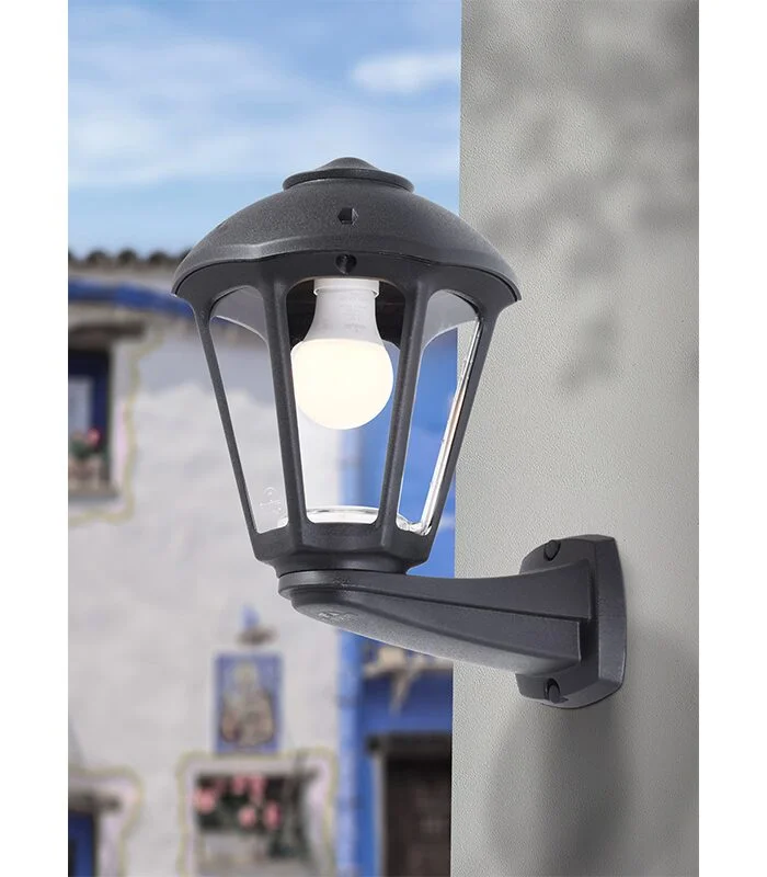 Applique Fumagalli murale Nardo/Giampy 1xE27 IP55,noir - Accessoires pratiques maison pour un intérieur plus fonctionnel - {'count': 1, 'name': 'résistante'}