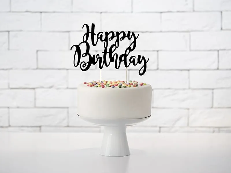 Pic Happy Birthday-Noir croissants - ​Boulangerie-Pâtisserie | Pain au Levain & Viennoiseries