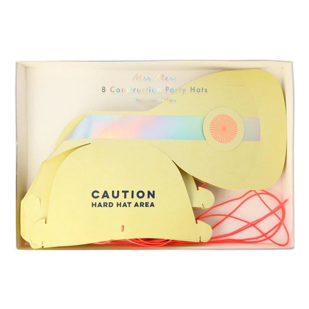 Meri Meri Ensemble Chapeaux Fête Construction||Meri Meri Set Party Hats Construction Boutique Bébé Ligne Soins Jouets Articles Maison