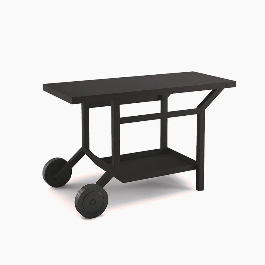 Table Roulante Acier Noire – Forge Adour - Équipements Outdoor pour Activités en Pleine Nature - {'count': 1, 'name': 'Artisanal'}