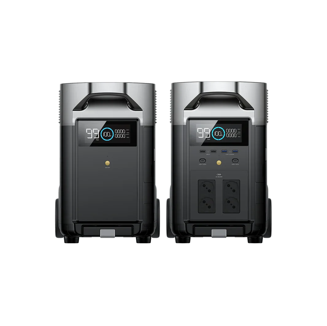 EcoFlow DELTA Pro + Batterie supplémentaire DELTA Pro - Tout pour Créer des Expériences Mémorables en Extérieur EcoFlow Delta Pro Ultra : solution batterie pour maisons et entreprises