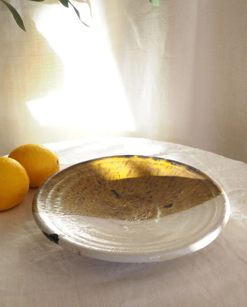 Plat Tamegroute ocre et blanc - Organisation de la maison avec des solutions de rangement Je désencombre toute ma maison et je te montre comment 😱📹