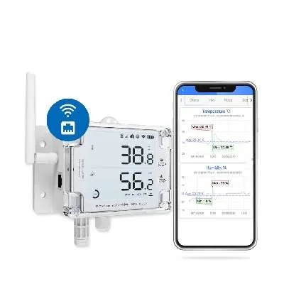 UBIBOT GS1-AETH1RS-Al-1DS Thermomètre Ethernet avec mesure d’humidité - Éclairage de qualité avec Sensor frais de port offerts