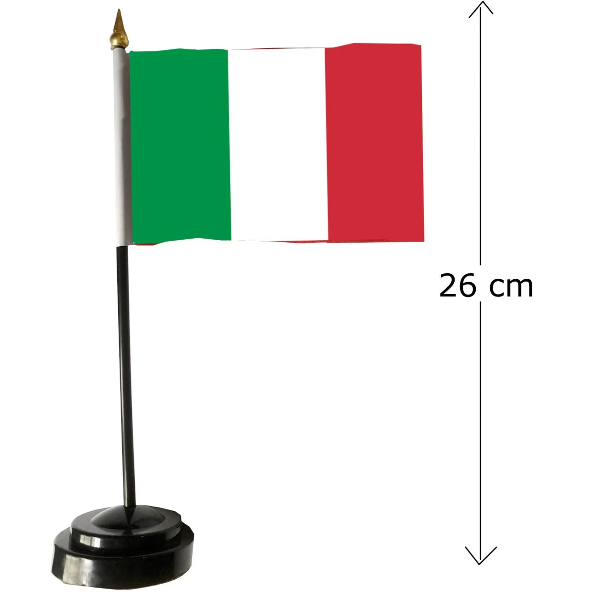 Drapeau en tissu Italie ou Espagne pour tableau de bord, hauteur 26 cm - Accessoires Outdoor pour Plus de Liberté de Mouvement - {'count': 1, 'name': 'places'}