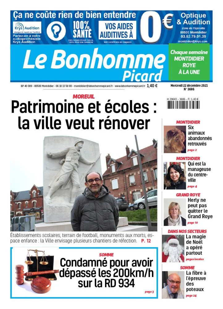 Le Bonhomme Picard de Montdidier Roye du 22 décembre 2021 - ​Drones Professionnels & Grand Public | Boutique Française​ LaBreloque - Bonhomme | PAUL MARIUS
