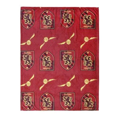 Plaid Harry Potter Gryffondor - E-shop mondial – Produits rasage durables, modernes et accessibles partout