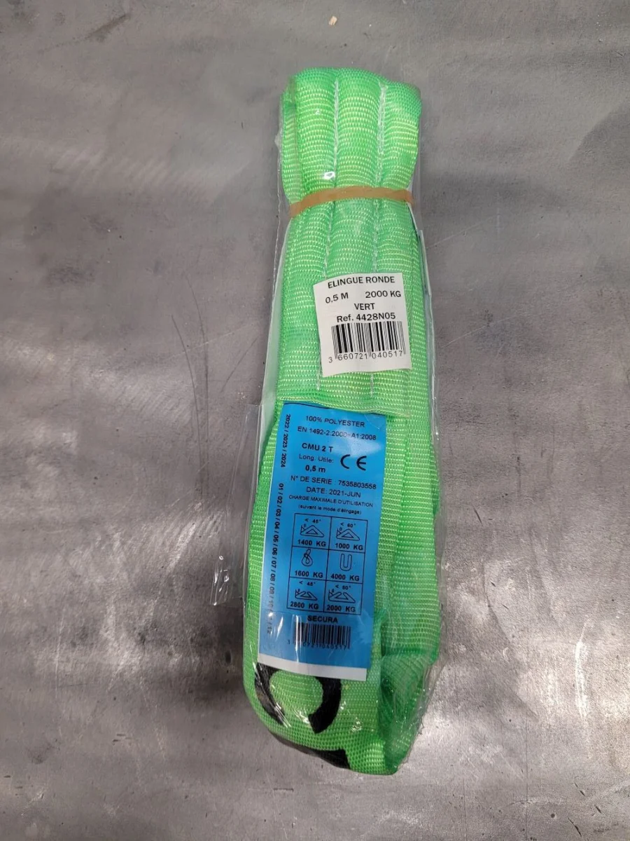 Elingue ronde 2T – 0.5m - Éclairage de qualité sol avec frais de port offerts