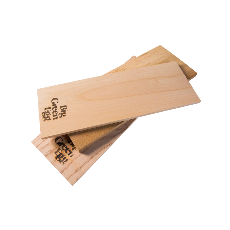 Planchettes en Cèdre (2 pièces – 28cm) – Big Green Egg - Équipements Outdoor pour Activités en Pleine Nature - {'count': 1, 'name': 'PLANCHE'}
