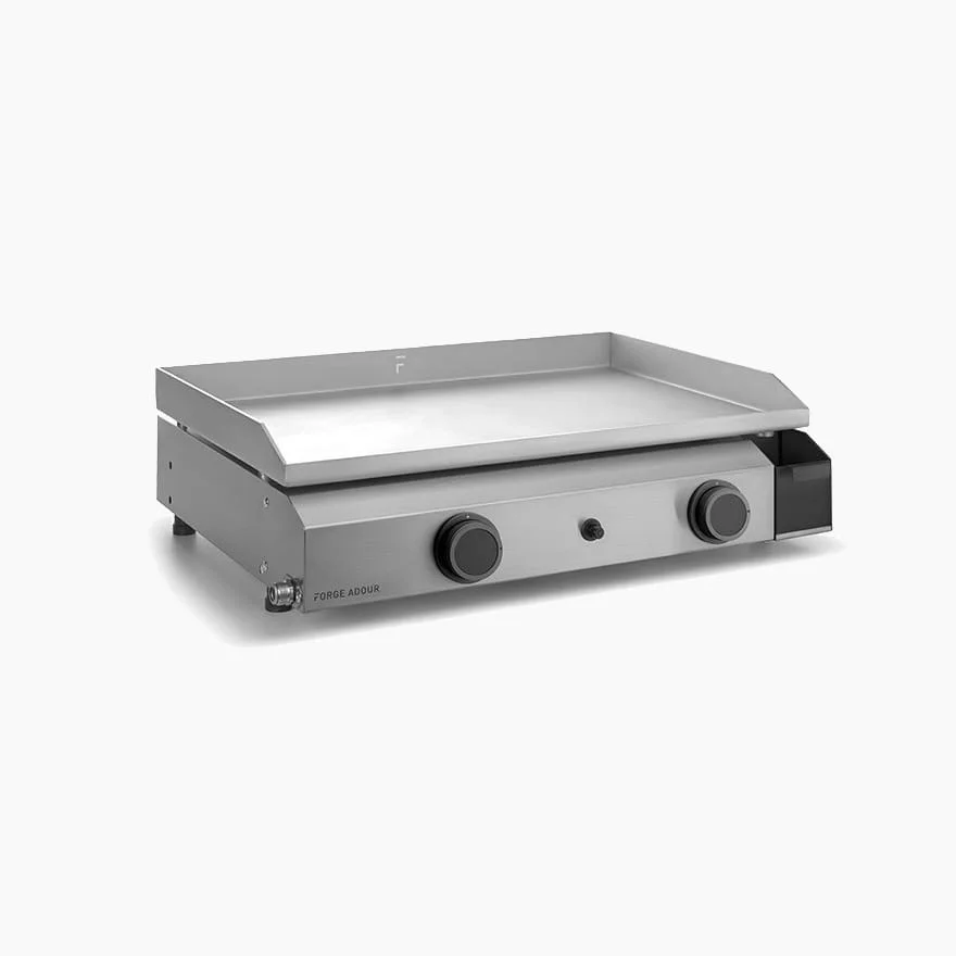 Plancha Base gaz 60 plaque et châssis inox – Forge Adour - Équipements Outdoor pour Activités en Pleine Nature Chariot roulant pour plancha ACIER NOIR GRIS TRA_NG FORGE ADOUR - Latour  Mobilier de Jardin