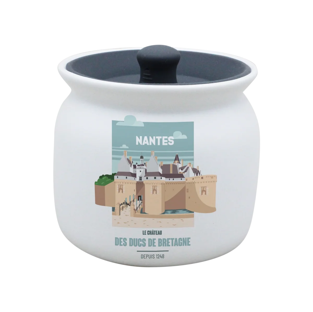 POT BLANC GM COUV. SILICONE GRIS -NTECHATO - Saldi Straordinari – Offerte Speciali Disponibili Adesso - Salle de bain