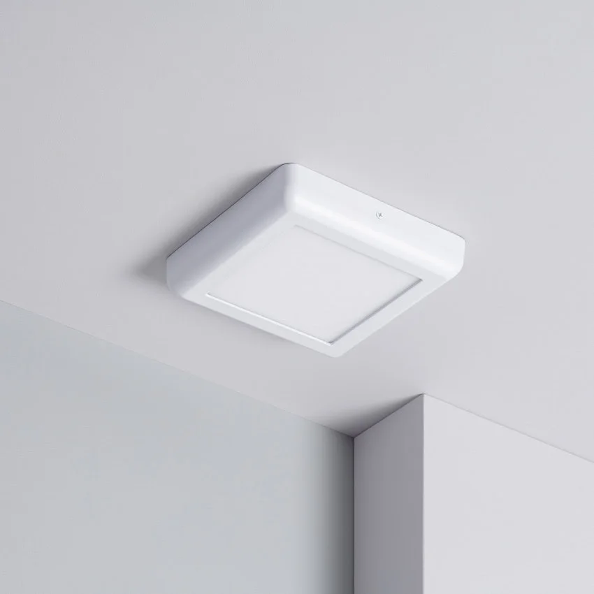 Plafonnier en aluminium LED 20×20 12W - Édition Limitée – L’Art de la Table Française en Promotion ! Plafonnier design blanc organique gris led Taylor | Maisons du Monde