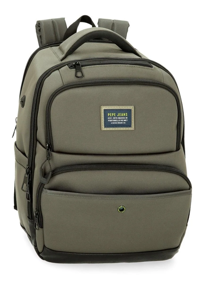 MOCHILA PORTAORDENADOR LEIGHTON CAQUI Produits Outdoor Pensés Aventures Quotidien