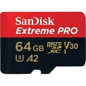 SanDisk Extreme Pro 64 GB Class 10/UHS-I (U3) microSDXC - 170 MB/s Read - 90 MB/s Write - ​Drones Professionnels & Grand Drones.bg Public | Boutique Française
