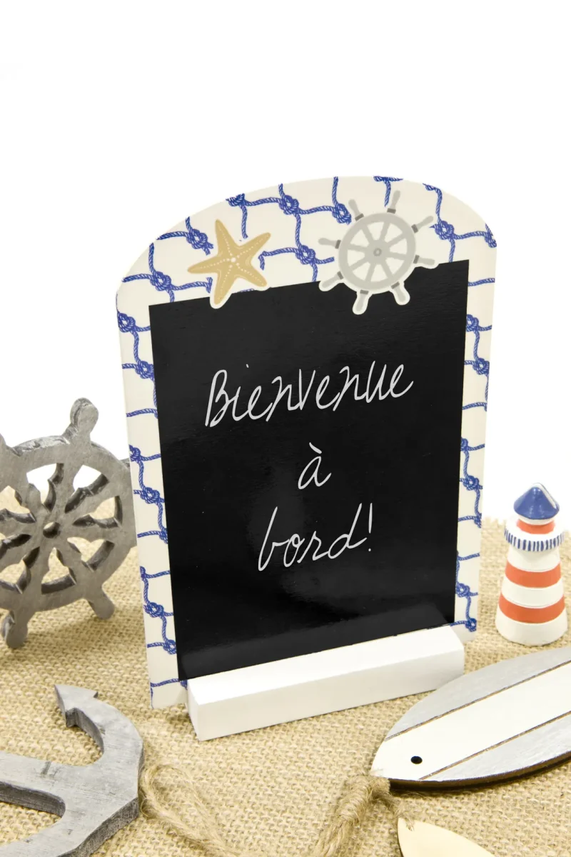 Centre Table Thème Mer ​Boulangerie Pâtisserie Pain Levain Viennoiseries