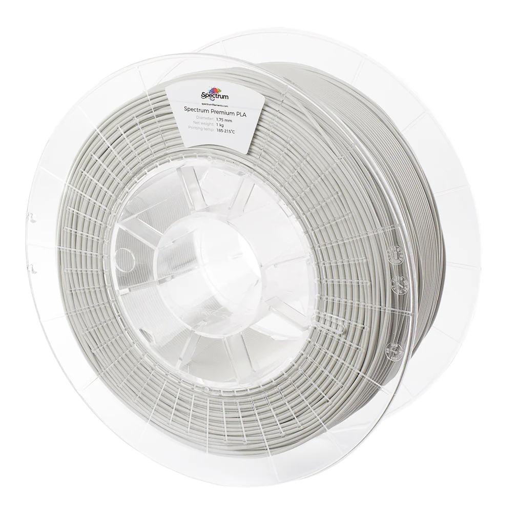 Premium PLA 1.75mm gris clair - 1Kg 1kg - ​Drones Professionnels & Grand Public | Boutique Française