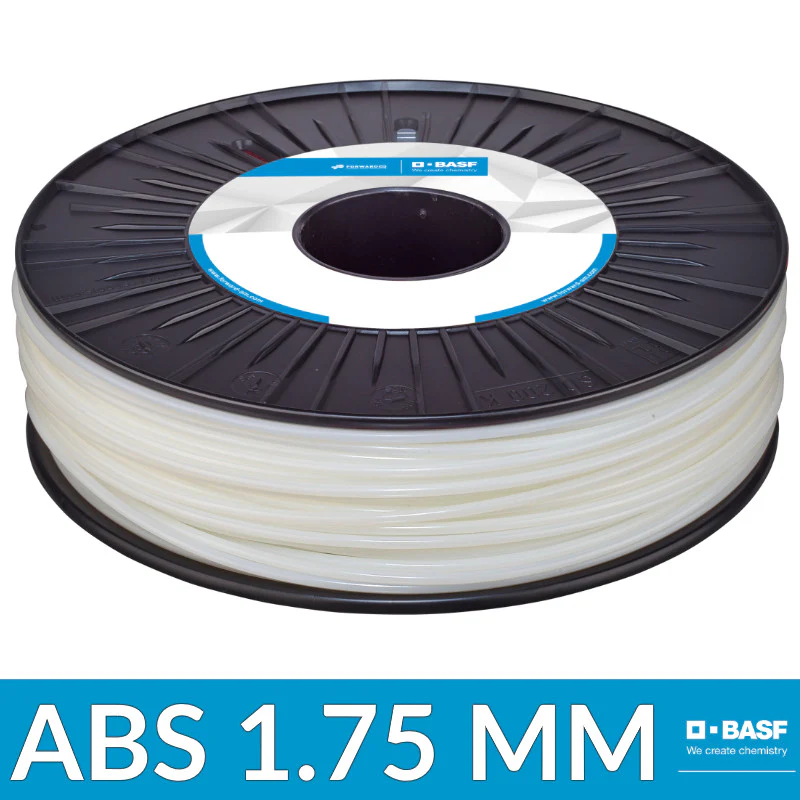 Filament professionnel BASF ABS Naturel Blanc - 1.75 mm 750g - ​Drones Professionnels & Grand Public | Boutique Brochure Française
