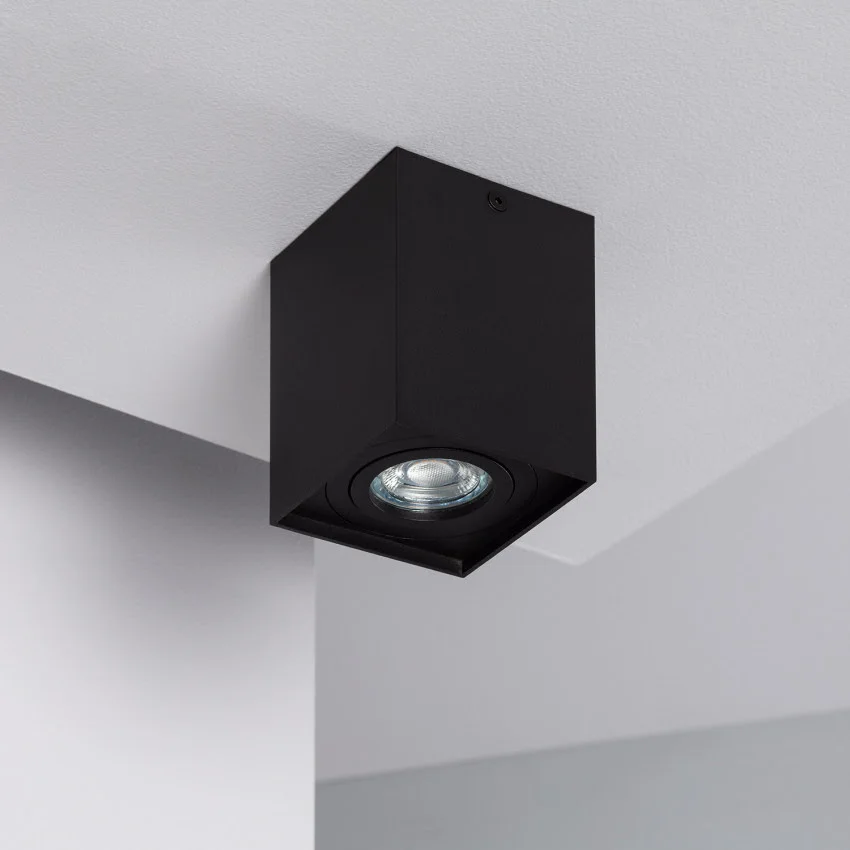 Plafonnier en aluminium orientable H11 noir - Édition Limitée – L’Art de la Table Française en Promotion ! - {'count': 15, 'name': 'cm'}
