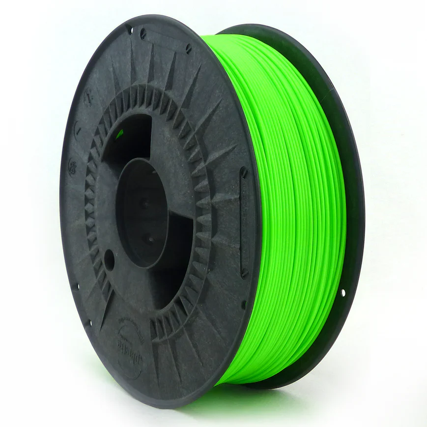 Filament PETG 1.75 mm arianeplast tying vert fluo - 1kg - ​Drones Professionnels & Grand Public | Boutique Française