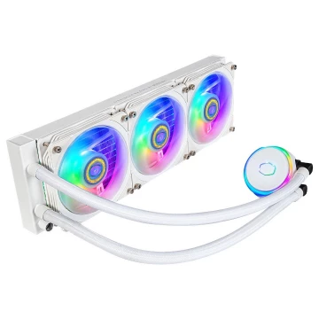 COOLER MASTER MASTERLIQUID PL360 FLUX – WATERCOOLING RGB WHITE – INTEL ET AMD – 3 FAN LED 120mm - ​Drones Professionnels & Grand Public | Boutique Française​ - {'count': 1, 'name': 'térmica'}