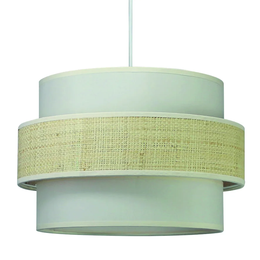 Suspension en rotin blanc D28 - Édition Limitée – L’Art de la Table Française en Promotion LOLA !
