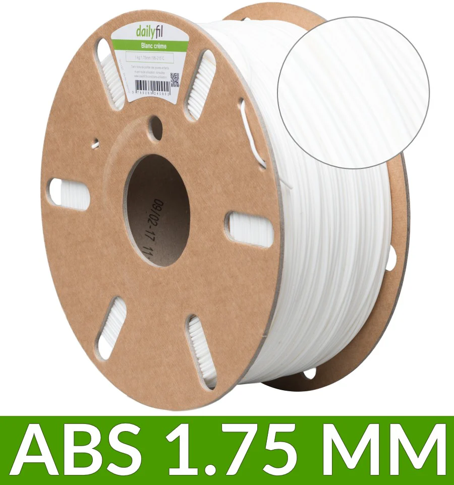 Fil ABS Blanc crème mm ​Drones Professionnels Grand Public Boutique Française