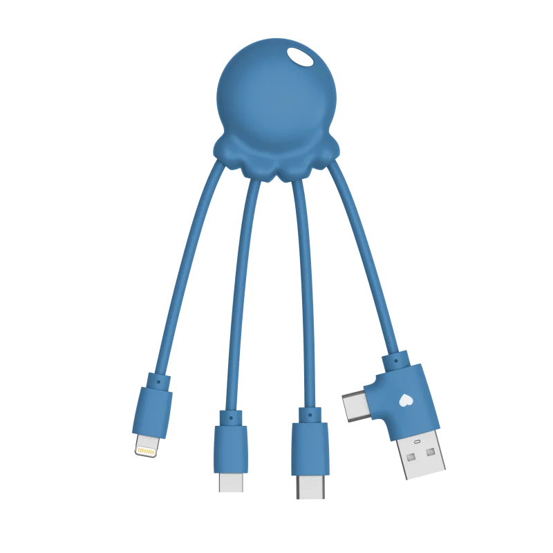 Câble de charge multi connecteurs en plastique recyclé d’océans – OCTOPUS OBP - Saldi Straordinari – Offerte Speciali Disponibili Adesso - Chariot élévateur