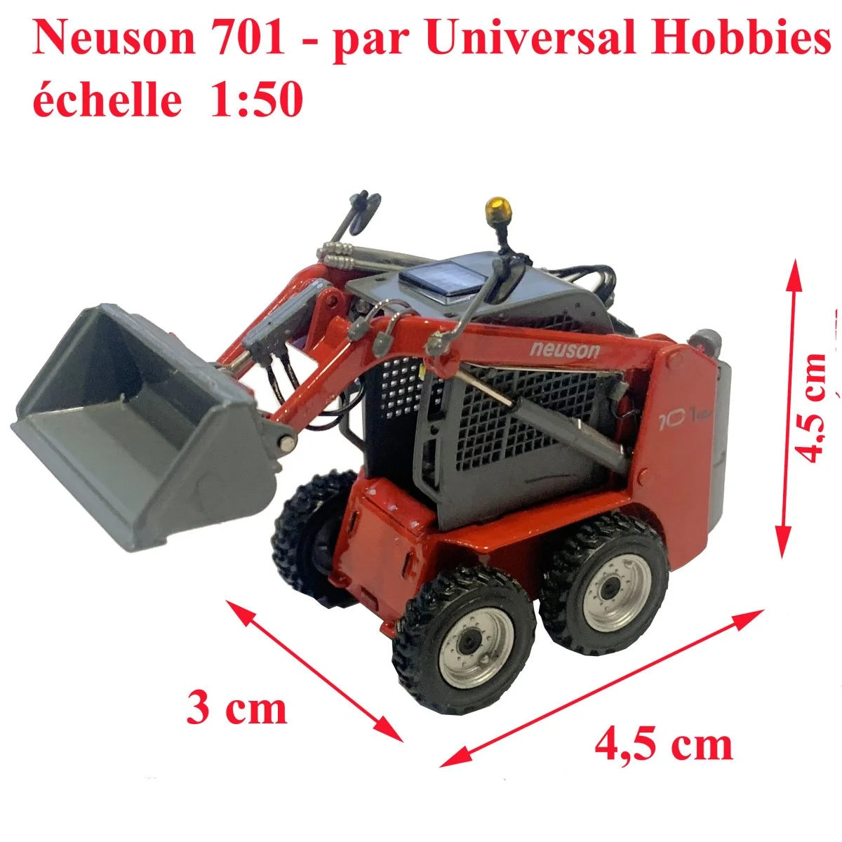 Mini-chargeur Neuson 701 – Universal Hobbies 8052 échelle 1:50 - Accessoires Outdoor pour Plus de Liberté de Mouvement - {'count': 11, 'name': 'chargeur'}