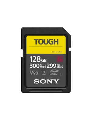 SONY SD TOUGH 128GB 18X STRONGER UHS-II – SF-G128T – V90 300R 299W Series - ​Drones Professionnels & Grand Public | Boutique Française
