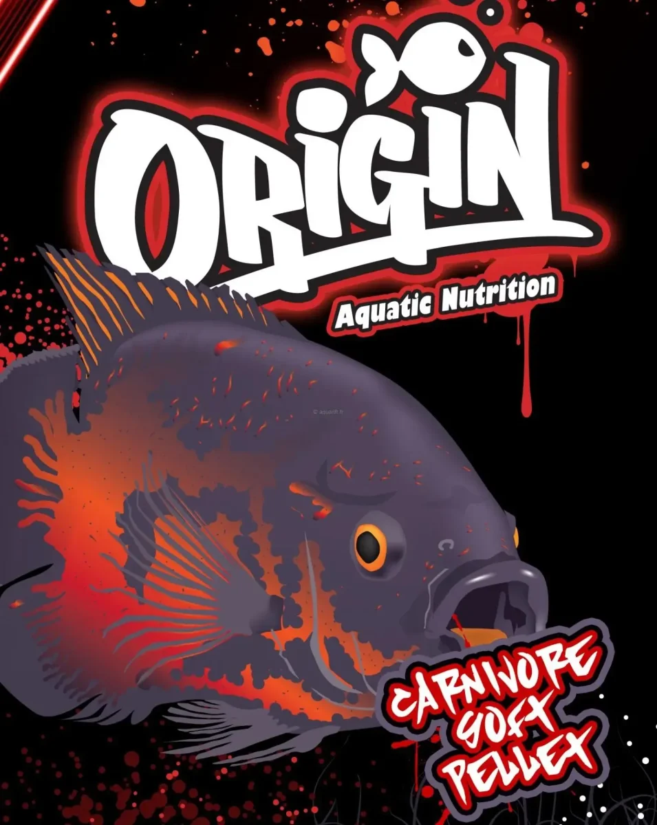 ORIGIN AQUATIC NUTRITION Carnivore Soft Pellet aliment poisson moelleux aux prébiotiques probiotiques 3kg - ​Drones Professionnels & Shrimp Grand Public | Boutique Française