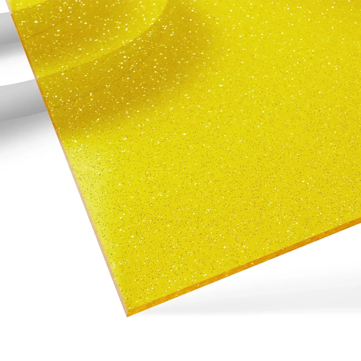 Plaque Acrylique Jaune Translucide Brillante avec Paillettes 3 mm (3 pièces) - E-shop mondial – Produits durables, modernes et accessibles partout Paillettes pas chères - Moins de 15 € | Si Si La Paillette