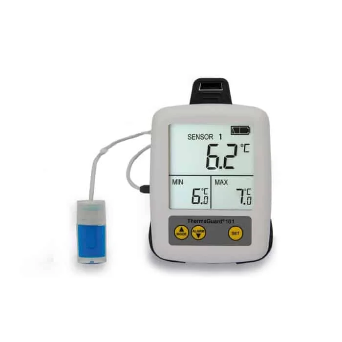 THERMAGUARD 101 PHARM- Afficheur température réfrigérateurs avec une sonde à inertie et un capteur interne - Vins Rouges Harmonieux pour Chaque Occasion