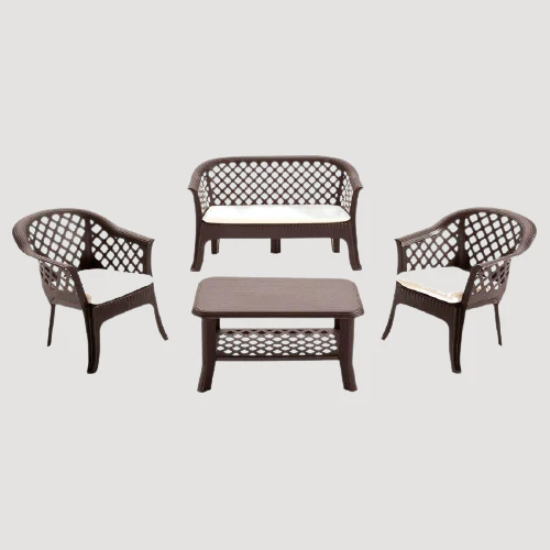 Chaise vintage avec banquette et table de jardin ou terrasse - E-shop mondial – Leroy Produits durables, modernes et accessibles partout