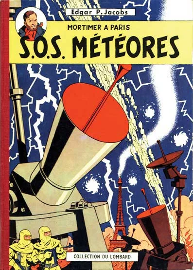 E.P. Jacobs – Blake et Mortimer S.O.S Météores N° 7 ( 1959) EO belge - Vins Grand Rouges Harmonieux pour Chaque Occasion