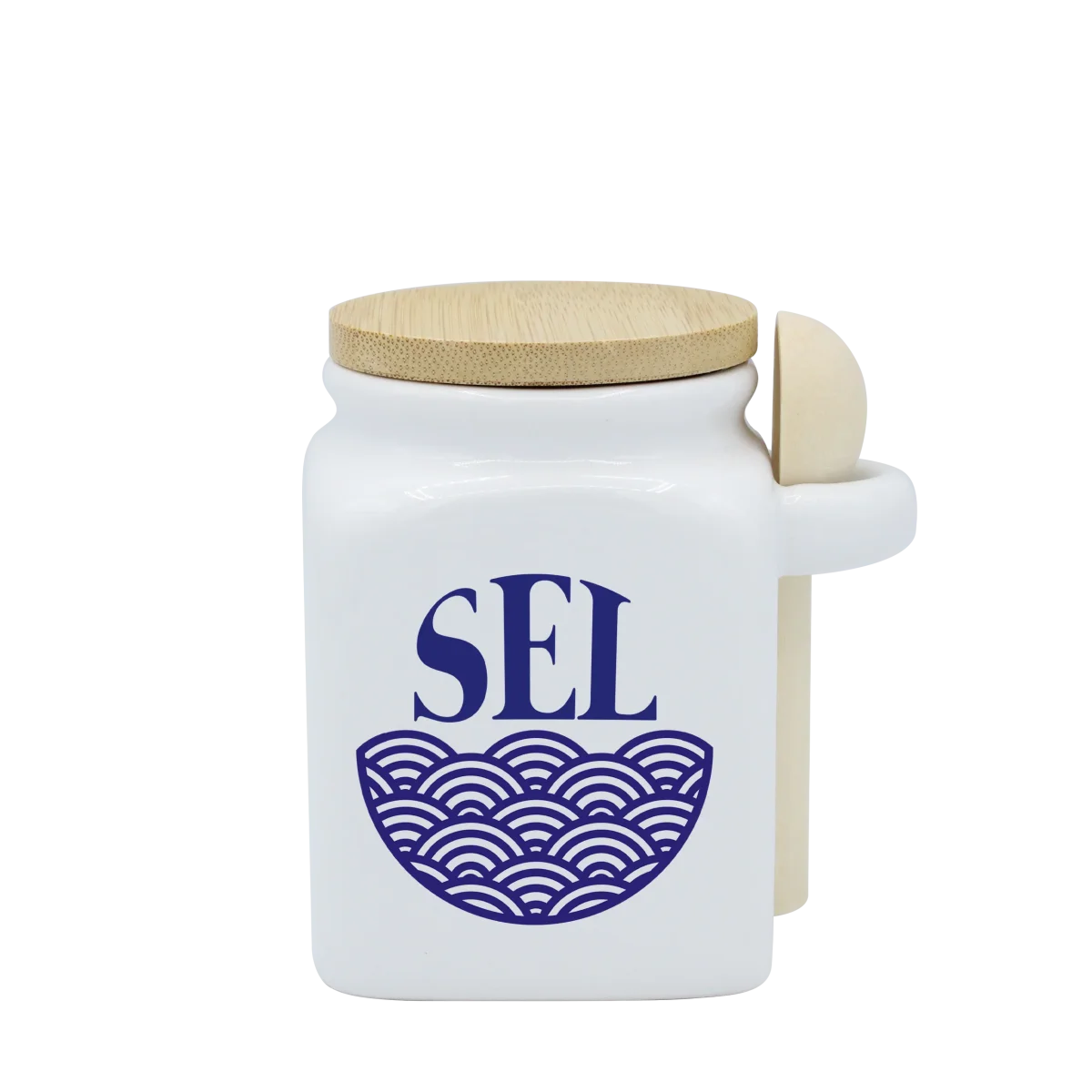 POT coco BLANC PM COUV. BAMBOO+CUIL. BOIS-SELAVEN1 - Saldi Straordinari – Offerte Speciali Disponibili Adesso