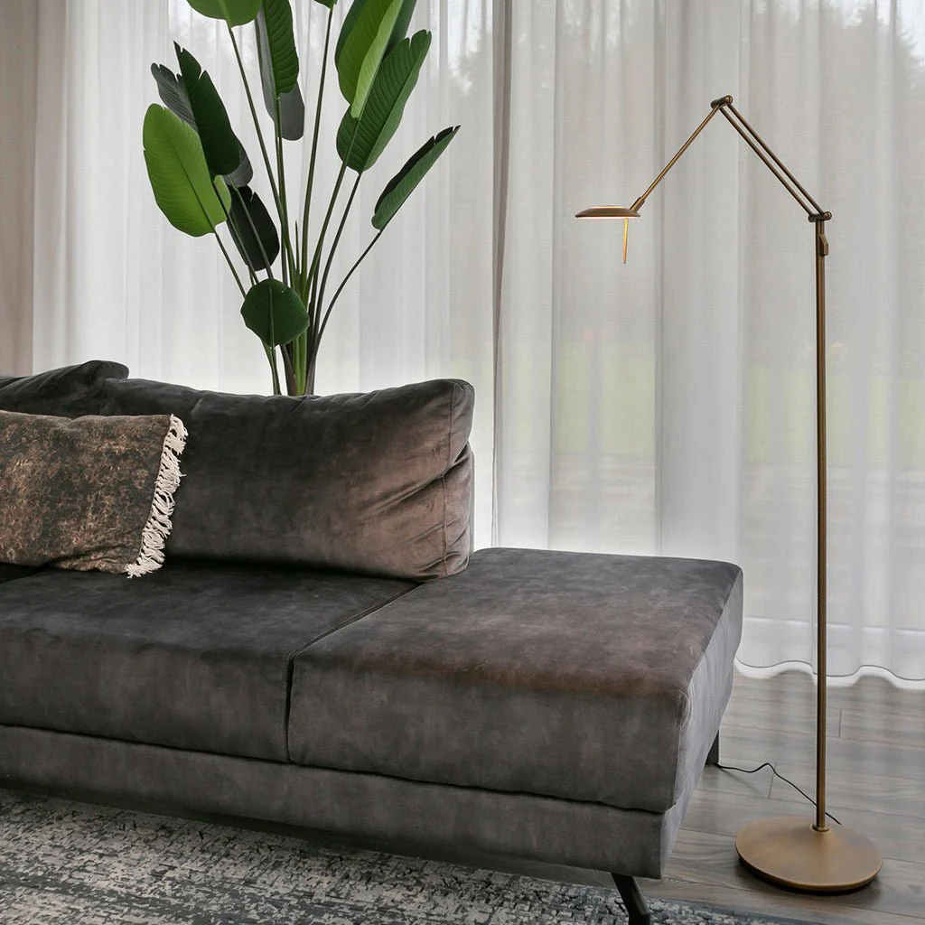 Lampe de lecture en bronze | Nyla - E-shop mondial – Produits durables, modernes et accessibles partout - lampadaire lampe lecture bronze - e-shop produit