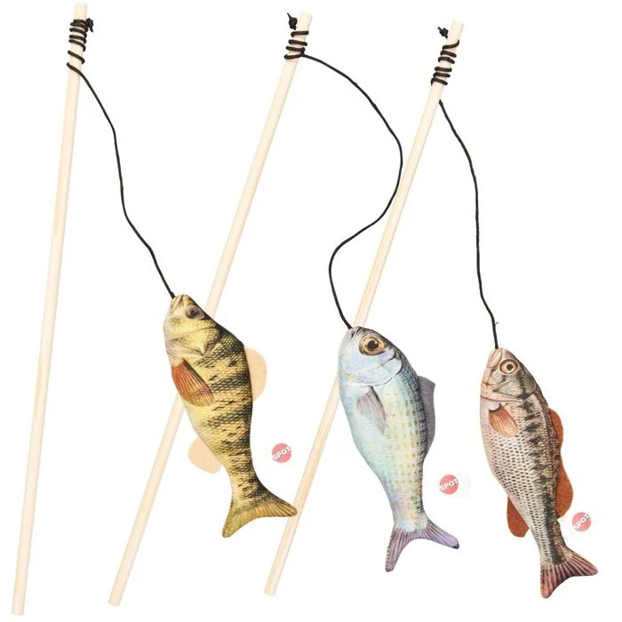 Jouet pour chats Direct poisson réaliste canne à pêche - Saldi Straordinari – Offerte Speciali Disponibili Adesso