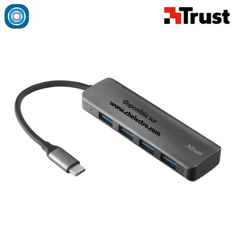 Hub USB-C | 4 ports USB 3.2 - ​Drones Professionnels & Grand Public | Boutique Française​ - Adapter