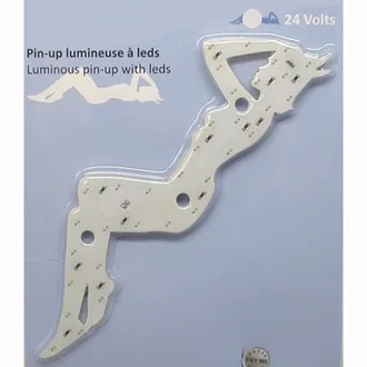 Décoration Pin-up à leds Bleu ou Blanc 12V - Accessoires Outdoor pour Plus de Liberté de Mouvement - {'count': 1, 'name': 'DÉCO'}