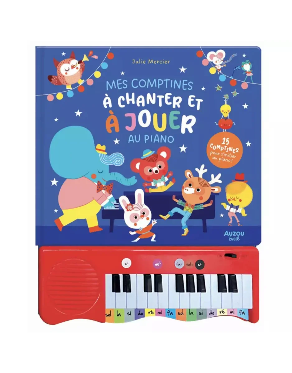 Livre Musical - Mes Comptines à Chanter et à Jouer au Piano - Auzou - Boutique Maman & Bébé – Produits Essentiels au Quotidien Si le loup jouait du piano pour bébé 🎹🎹🎹 une heure de musique calme et  relaxante pour bébé